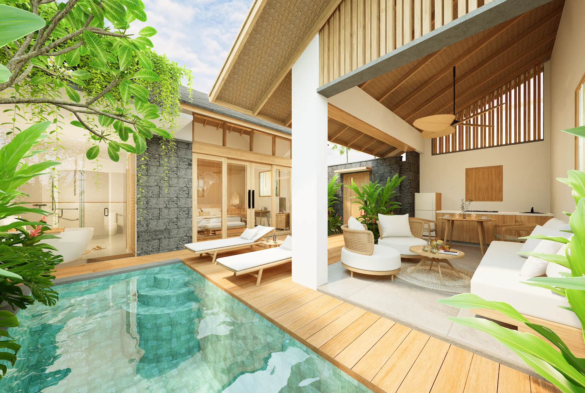 Grand One Bedroom Villa with Private Pool