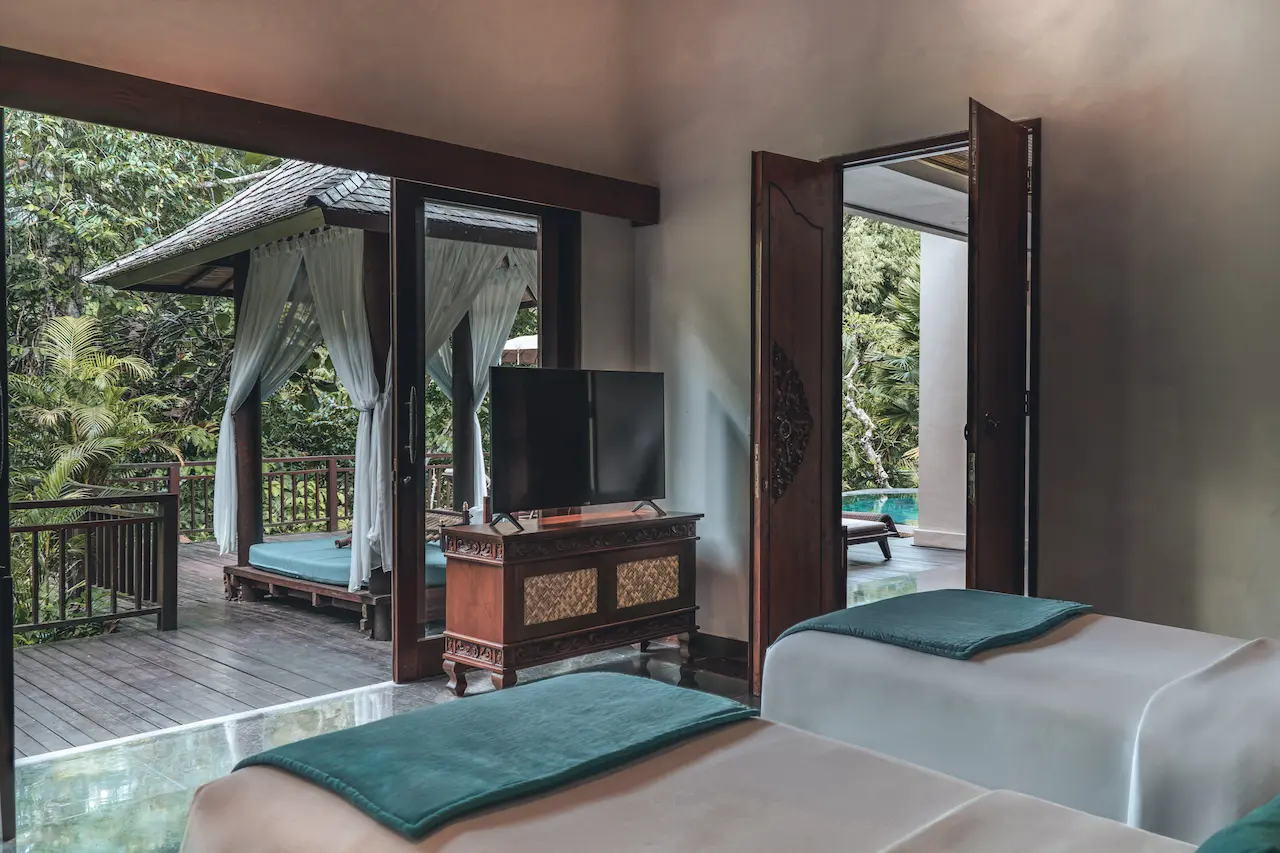 Grand Two Bedroom Private Pool Villa with River View