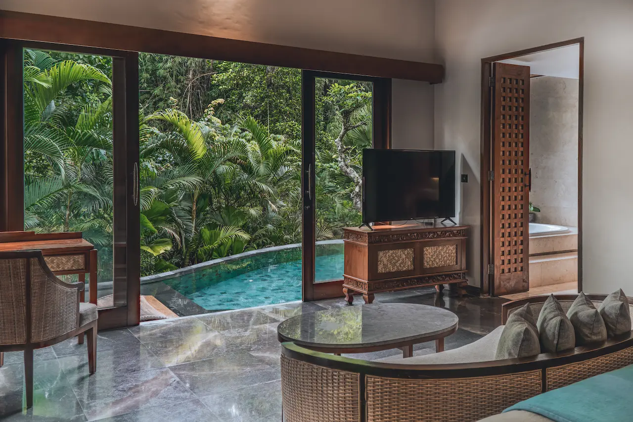 Grand Two Bedroom Private Pool Villa with River View