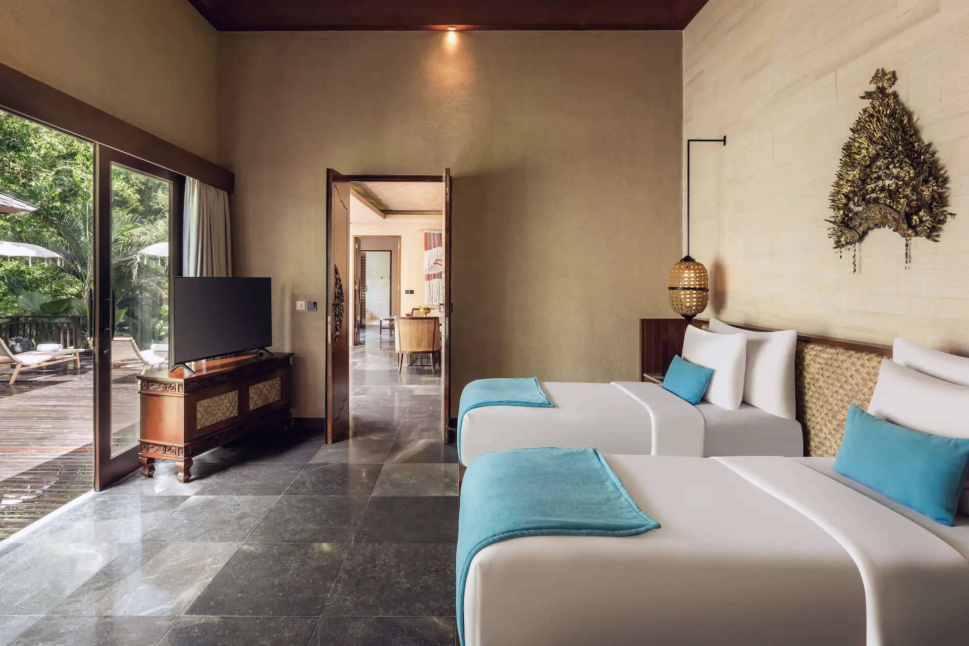 Grand Two Bedroom Private Pool Villa with River View