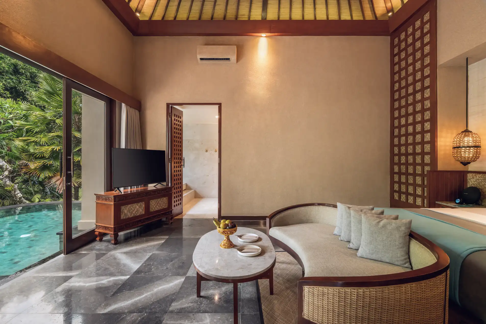 Grand Two Bedroom Private Pool Villa with River View
