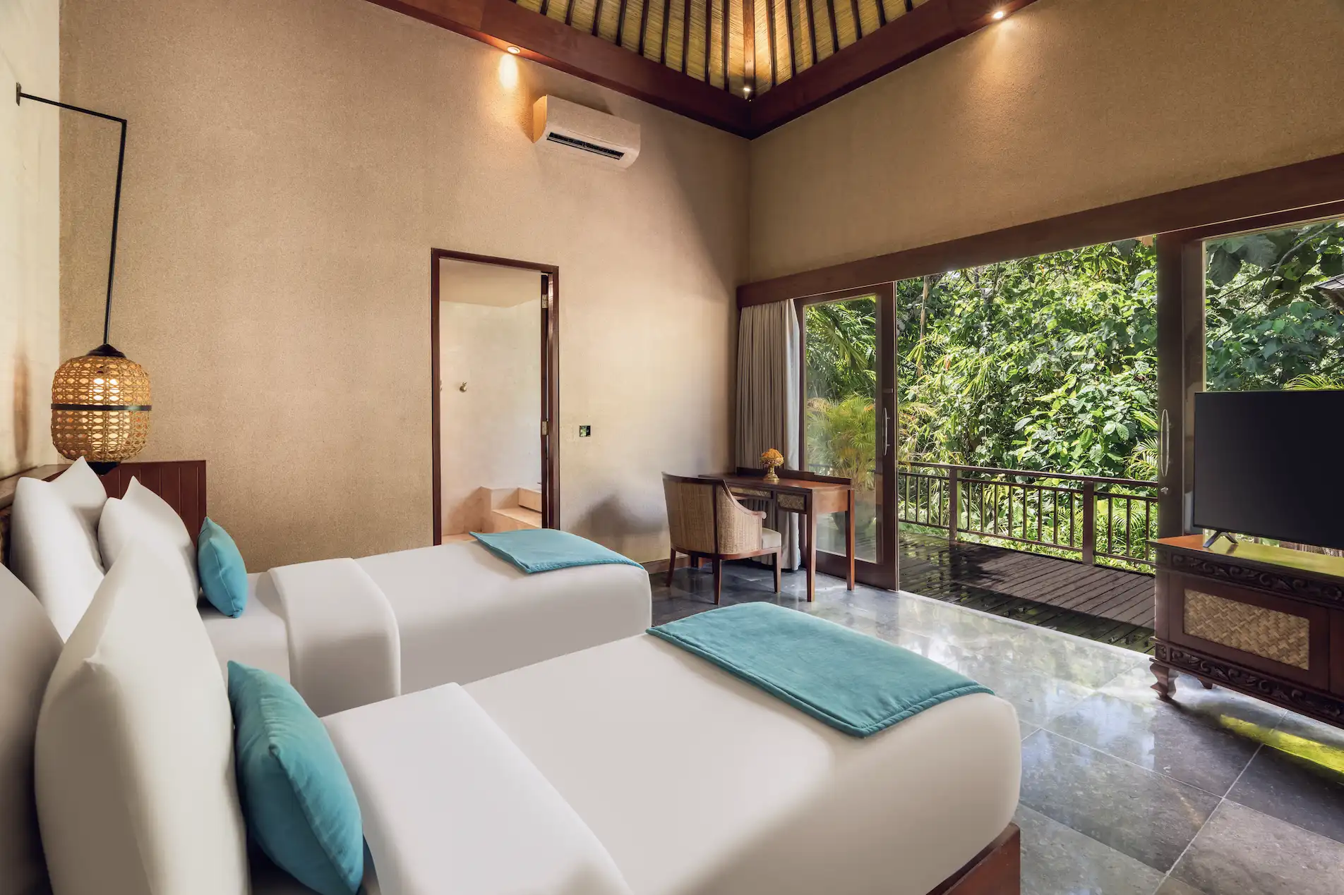 Grand Two Bedroom Private Pool Villa with River View