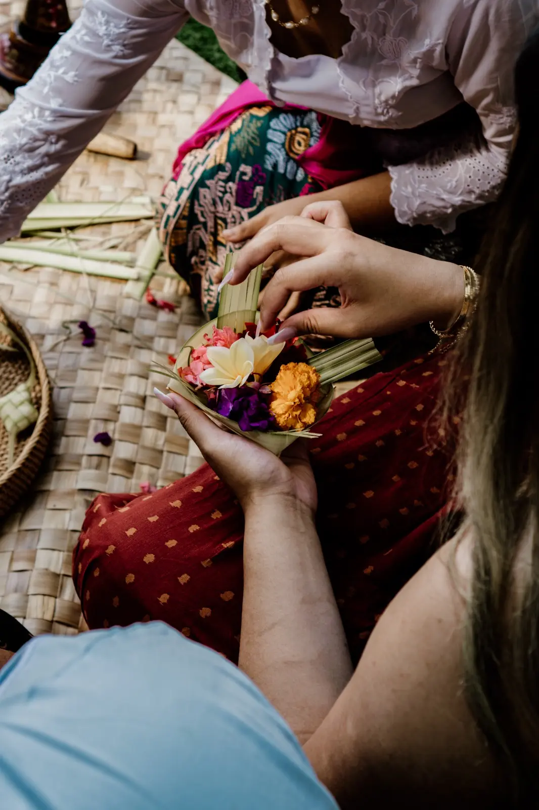 Balinese Offering Making Class