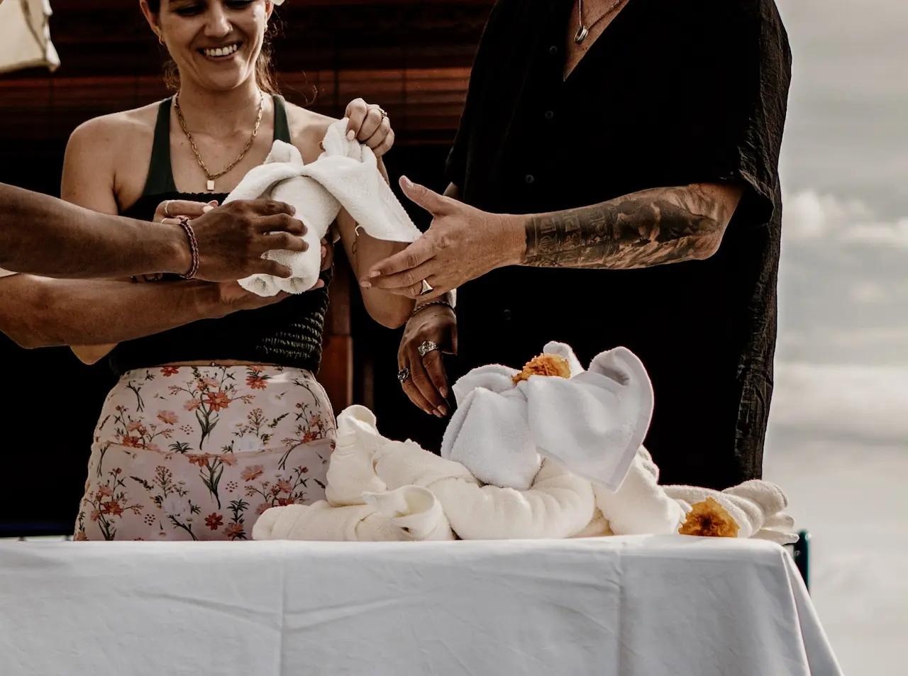 Making Towel Animal Art