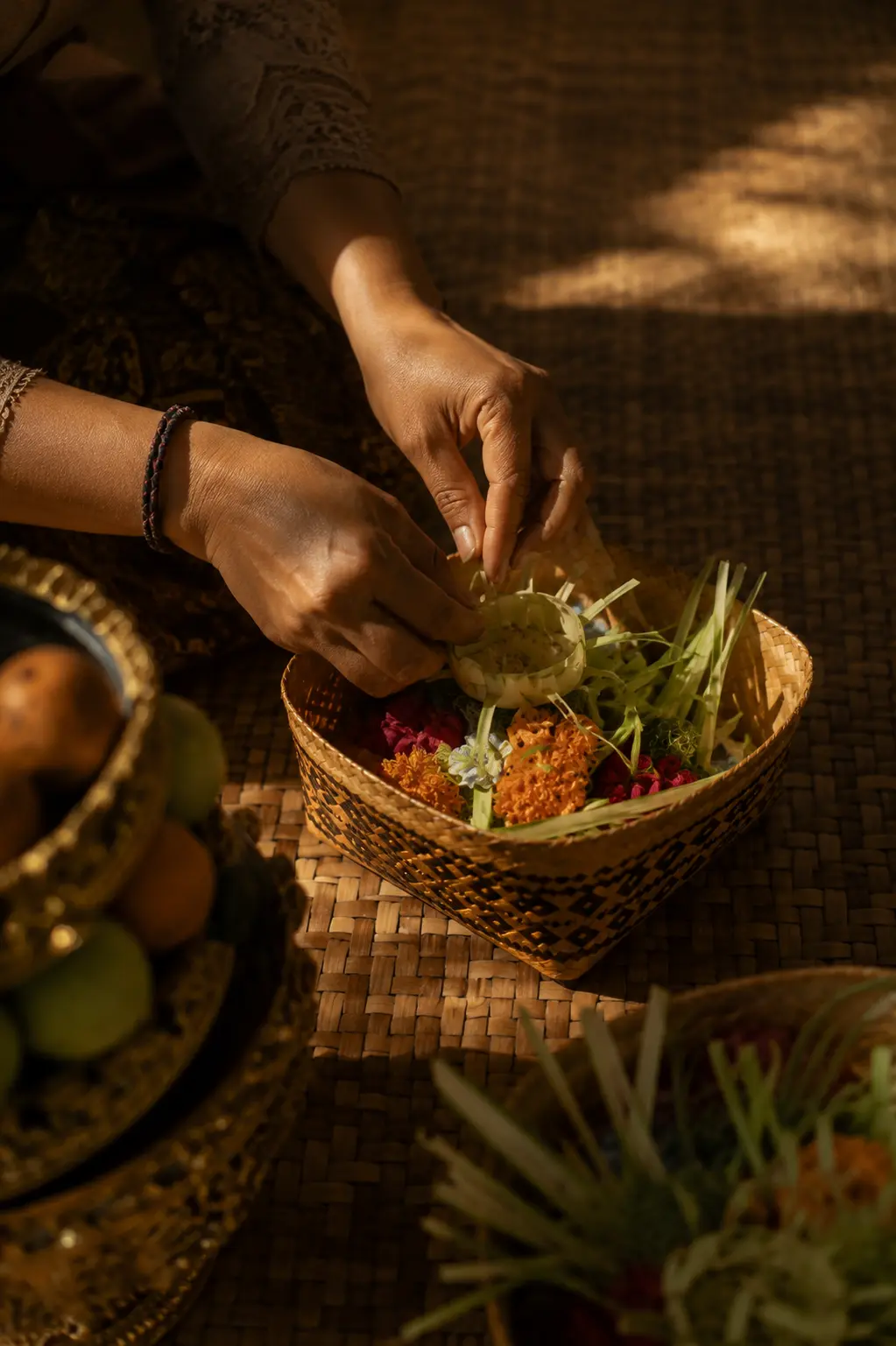 Canang Making