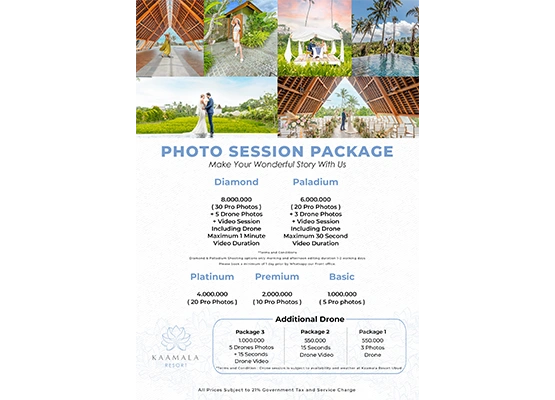 PHOTO SESSION PACKAGE