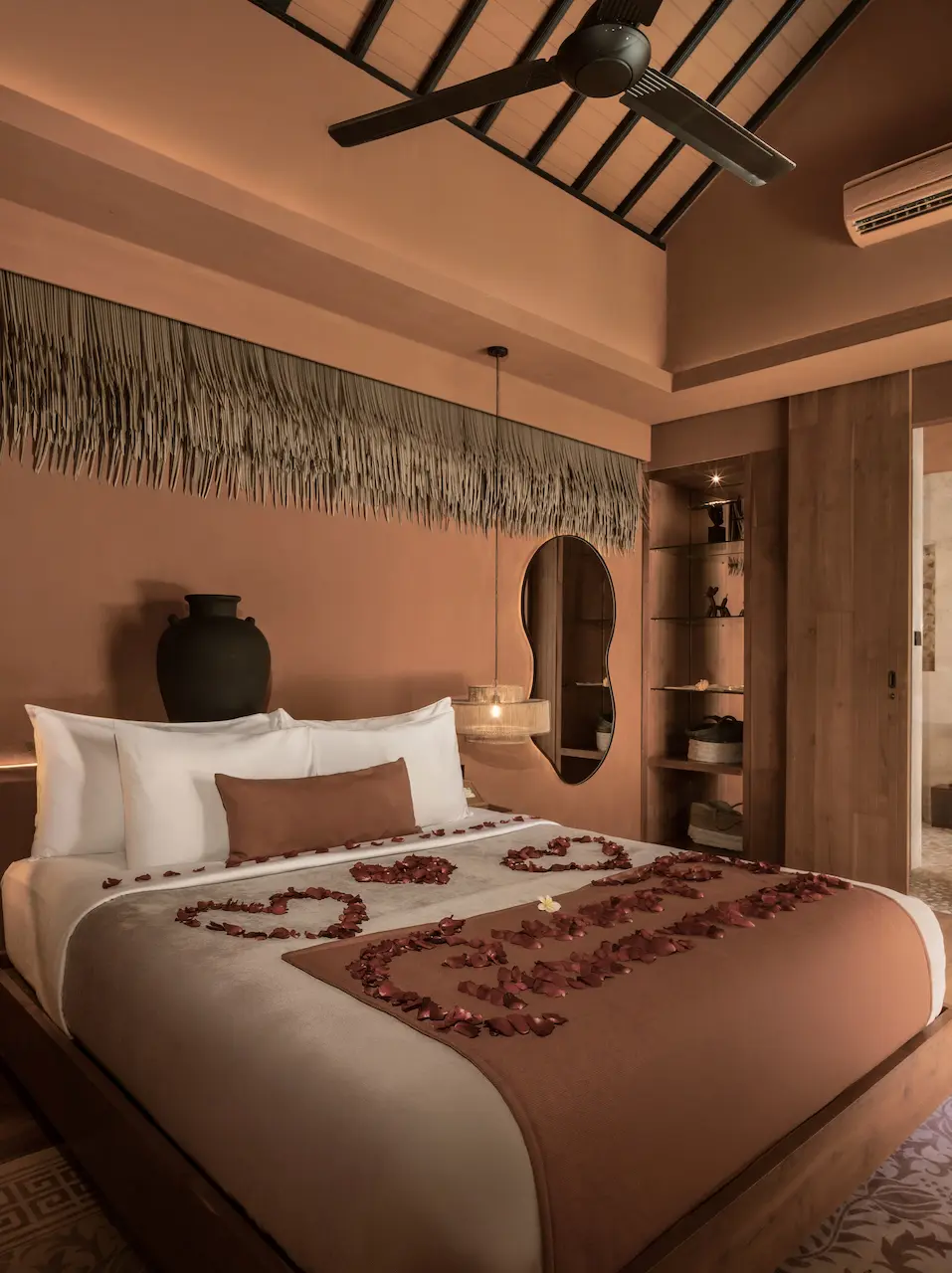 SPECIAL WORDING ON THE BED