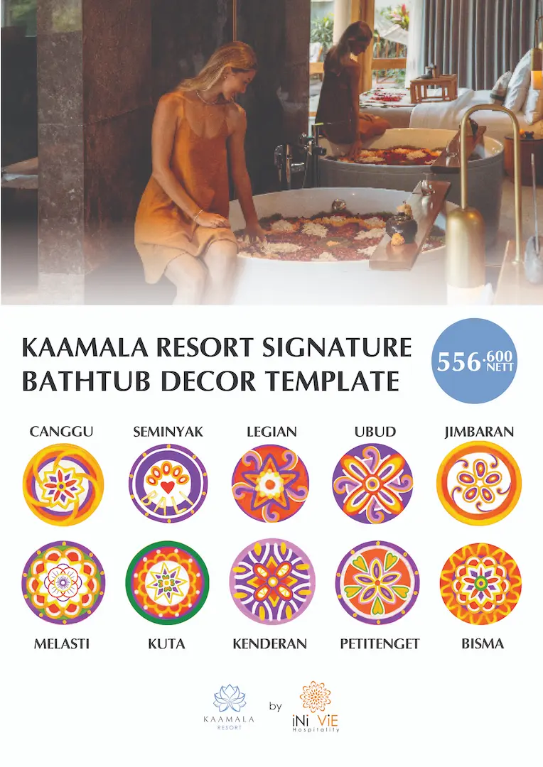 Flower Decor Signature on Bathtub