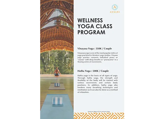 WELLNESS YOGA CLASS